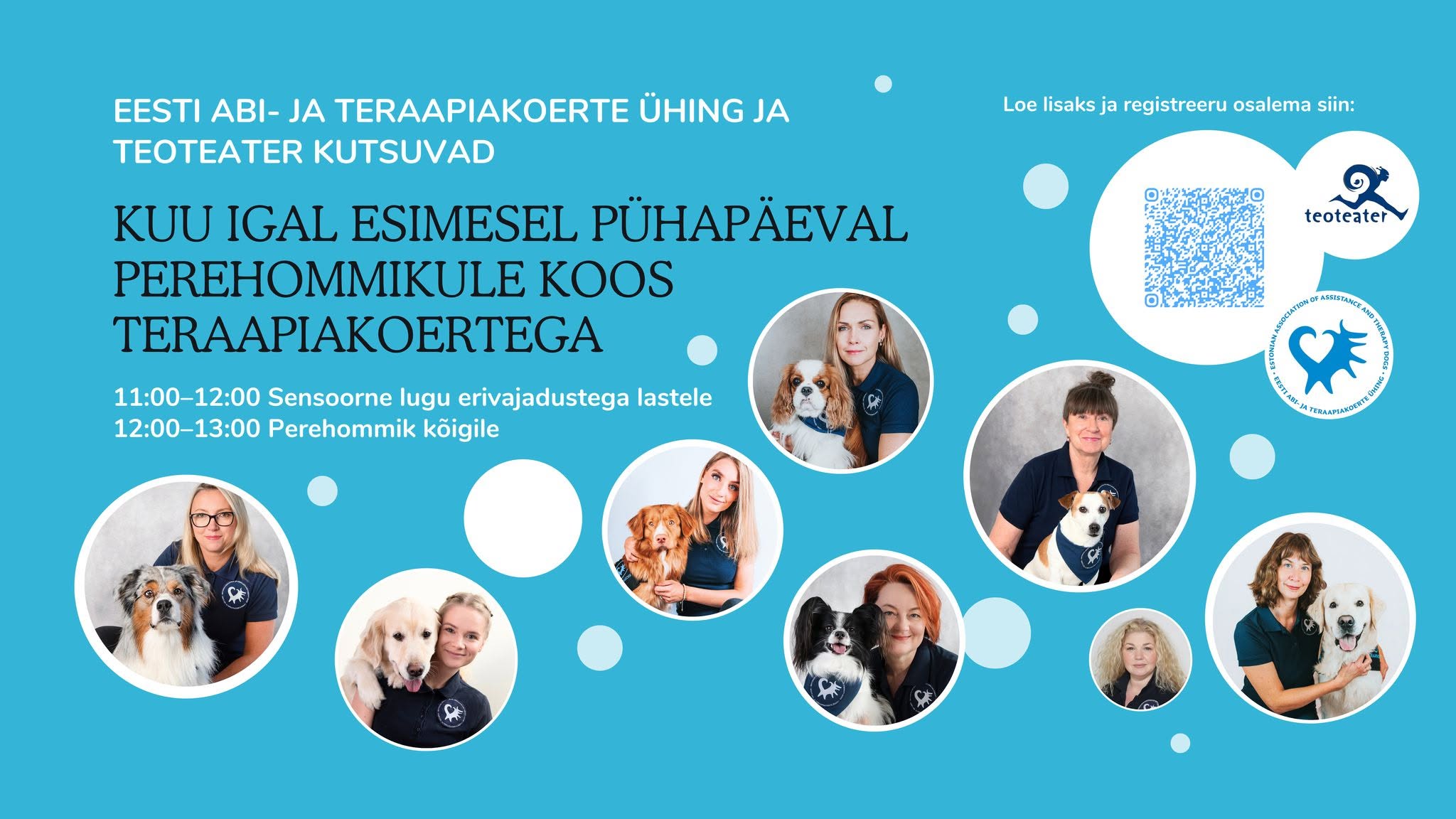 Koostöö Eesti Abi- ja Teraapiakoerte Ühinguga Koostöö Eesti Abi- ja Teraapiakoerte Ühinguga